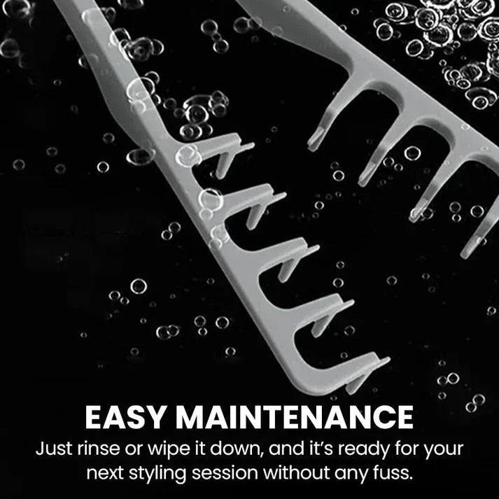 Wide-tooth volumizing comb – Professional styling comb for men and wome