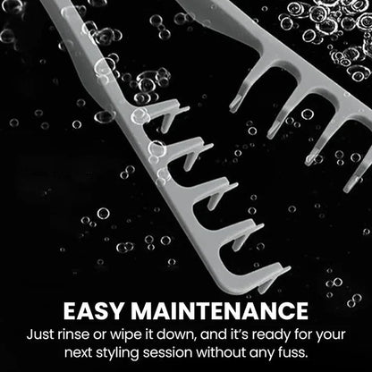 Wide-tooth volumizing comb – Professional styling comb for men and wome