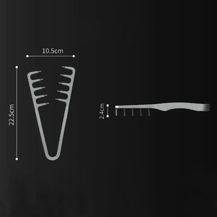 Wide-tooth volumizing comb – Professional styling comb for men and wome